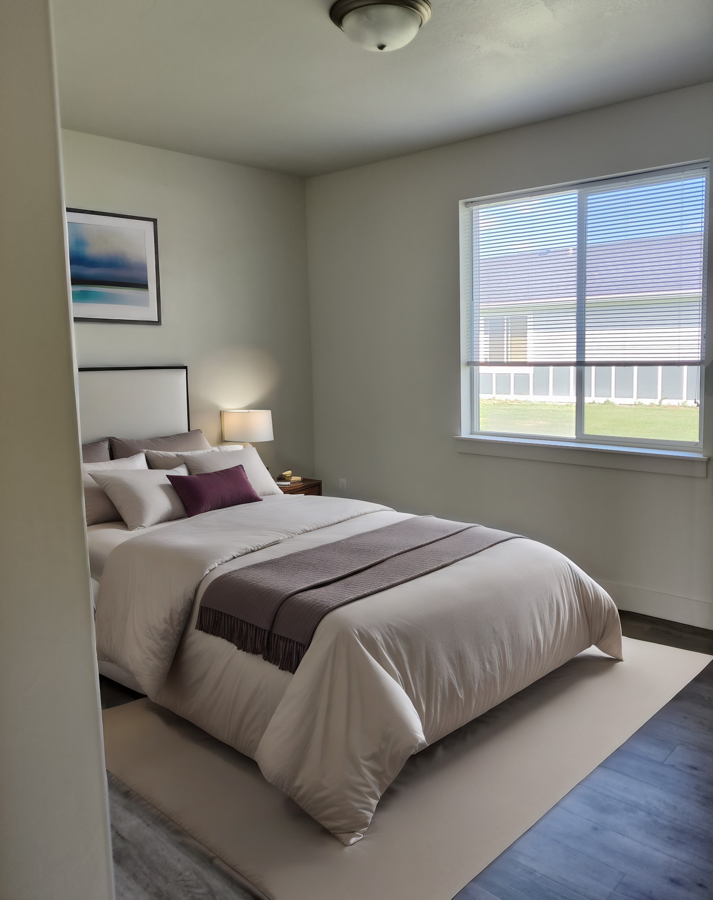 Hitt Road Bedroom Staged